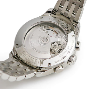 腕時計 ボーム&メルシエ BAUME&MERCIER クリフトン クロノグラフ M0A10212 自動巻き メンズ デイデイト アラビア ブラック 黒 スモセコ