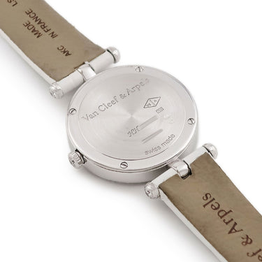 腕時計 ヴァンクリーフアーペル Van Cleef & Arpels レディ アーペル パピヨン WDWF08B3 クオーツ レディース K18WG無垢 純正ダイヤ シェル