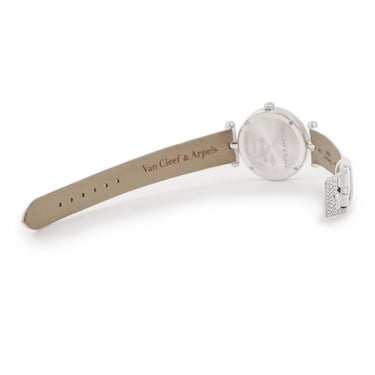 腕時計 ヴァンクリーフアーペル Van Cleef & Arpels レディ アーペル パピヨン WDWF08B3 クオーツ レディース K18WG無垢 純正ダイヤ シェル