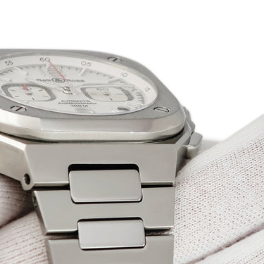 腕時計 ベル&ロス BELL＆ROSS BR 05 クロノ ホワイトホーク リミテッド BR05C-SI-ST/SST 自動巻き メンズ スモールセコンド 限定