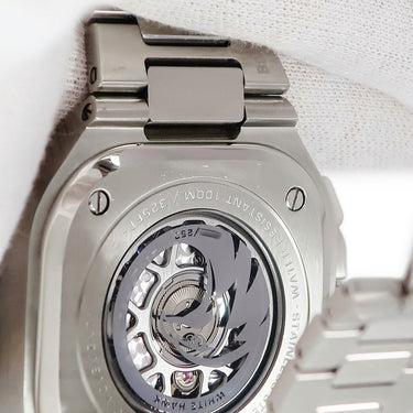 腕時計 ベル&ロス BELL＆ROSS BR 05 クロノ ホワイトホーク リミテッド BR05C-SI-ST/SST 自動巻き メンズ スモールセコンド 限定