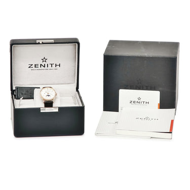 腕時計 ゼニス ZENITH エリート レディ ムーンフェイズ 18.2330.692/01.C713 自動巻き レディース K18RG無垢 スモールセコンド
