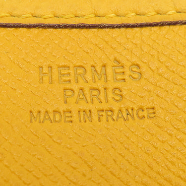 エルメス HERMES エヴリン1 GM イエロー クシュベル ショルダーバッグ ゴールド金具 黄色