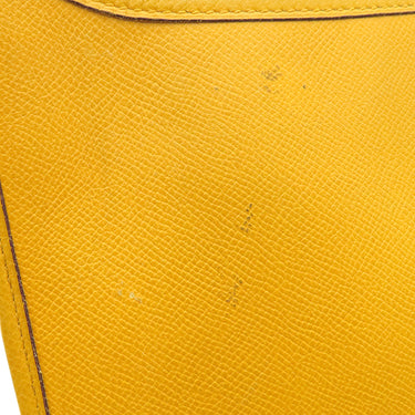 エルメス HERMES エヴリン1 GM イエロー クシュベル ショルダーバッグ ゴールド金具 黄色