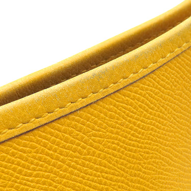 エルメス HERMES エヴリン1 GM イエロー クシュベル ショルダーバッグ ゴールド金具 黄色