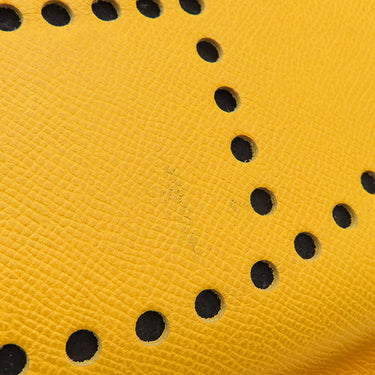 エルメス HERMES エヴリン1 GM イエロー クシュベル ショルダーバッグ ゴールド金具 黄色