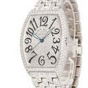 腕時計 フランクミュラー FRANCK MULLER トノウカーベックス 5850 自動巻き メンズ ダイヤ パヴェ トノー ビザン数字