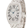 腕時計 フランクミュラー FRANCK MULLER トノウカーベックス 5850 自動巻き メンズ ダイヤ パヴェ トノー ビザン数字