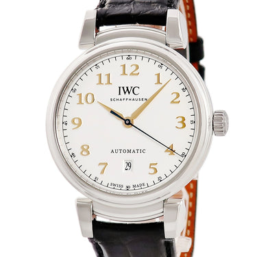 腕時計 IWC IWC ダ ヴィンチ オートマティック 40 IW356601 自動巻き メンズ デイト アラビア アプライド シルバー