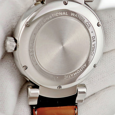 腕時計 IWC IWC ダ ヴィンチ オートマティック 40 IW356601 自動巻き メンズ デイト アラビア アプライド シルバー