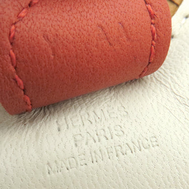 エルメス HERMES ロデオPM クレ×セサミ×カーネリアン アニューミロ バッグチャーム アイボリー 茶 赤