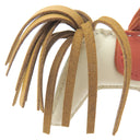 エルメス HERMES ロデオPM クレ×セサミ×カーネリアン アニューミロ バッグチャーム アイボリー 茶 赤