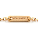 ヴァンクリーフアーペル Van Cleef & Arpels スウィート アルハンブラ ペンダント VCARN59M00 赤Xローズゴールド K18RG カーネリアン ネックレス 赤 Au750 18K