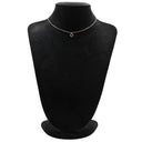 ヴァンクリーフアーペル Van Cleef & Arpels スウィート アルハンブラ ペンダント VCARN59M00 赤Xローズゴールド K18RG カーネリアン ネックレス 赤 Au750 18K