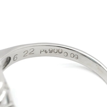 ノンブランド NON BRAND アクアマリン ダイヤリング プラチナシルバー Pt900 アクアマリン リング 指輪 青 ライトブルー 水色 14号