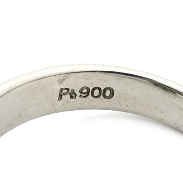 ノンブランド NON BRAND ヒスイ ダイヤリング プラチナシルバー Pt900 ヒスイ ダイヤモンド リング 指輪 翡翠 グリーン 11号