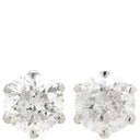 ノンブランド NON BRAND ダイヤピアス プラチナシルバー Pt900 ダイヤモンド ピアス 1P 1粒