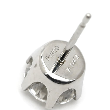 ノンブランド NON BRAND ダイヤピアス プラチナシルバー Pt900 ダイヤモンド ピアス 1P 1粒