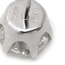 ノンブランド NON BRAND プラチナシルバー Pt900 ダイヤモンド ピアス 1P 1石 1粒 ダイヤ プラチナ900