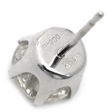 ノンブランド NON BRAND プラチナシルバー Pt900 ダイヤモンド ピアス 1P 1石 1粒 ダイヤ プラチナ900