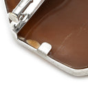 パトリシア パルラーティ PATORIZIA PARLATI カメオ ホワイトゴールド K18WG K14WG ブローチ 茶 白 彫刻 ペンダントトップ