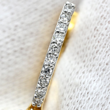 ノンブランド NON BRAND ルビー ダイヤ ピアス イエローゴールド×レッド K18YG ルビー ダイヤモンド ピアス 赤 レッド ダイヤモンド 18K Au750 18金 しずく ドロップ型