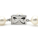 ノンブランド NON BRAND パール2連ネックレス パールホワイト×ホワイトゴールド K14WG パール ネックレス アコヤパール ホワイト 真珠