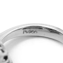 ノンブランド NON BRAND 珊瑚 ダイヤリング プラチナシルバー Pt900 珊瑚 リング 指輪 赤 サンゴ 10.5号