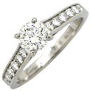 カルティエ Cartier ソリテール 1895 ハーフエタニティ プラチナシルバー Pt950 ダイヤモンド #47(JP7) リング 指輪 パヴェダイヤ 6.5号