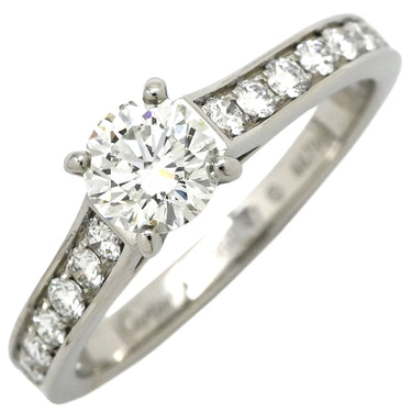 カルティエ Cartier ソリテール 1895 ハーフエタニティ プラチナシルバー Pt950 ダイヤモンド #47(JP7) リング 指輪 パヴェダイヤ 6.5号