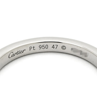 カルティエ Cartier ソリテール 1895 ハーフエタニティ プラチナシルバー Pt950 ダイヤモンド #47(JP7) リング 指輪 パヴェダイヤ 6.5号