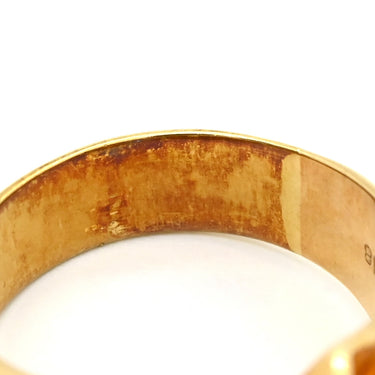 ノンブランド NON BRAND ダイヤ リング イエローゴールド K18YG ダイヤモンド リング 指輪 1石 1粒 18K YG 10号