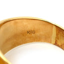 ノンブランド NON BRAND ダイヤ リング イエローゴールド K18YG ダイヤモンド リング 指輪 1石 1粒 18K YG 10号