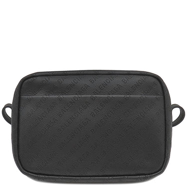 バレンシアガ BALENCIAGA エブリデイ カメラバッグ 679267 ブラック レザー ショルダーバッグ シルバー金具 黒 ポシェット ロゴパンチング