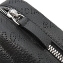 バレンシアガ BALENCIAGA エブリデイ カメラバッグ 679267 ブラック レザー ショルダーバッグ シルバー金具 黒 ポシェット ロゴパンチング