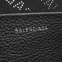 バレンシアガ BALENCIAGA エブリデイ カメラバッグ 679267 ブラック レザー ショルダーバッグ シルバー金具 黒 ポシェット ロゴパンチング