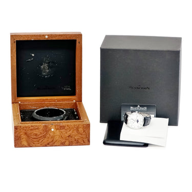 腕時計 ブランパン BLANCPAIN ヴィルレ カンティエーム コンプリートカレンダー ムーンフェイズ 6654A-1127-55B 自動巻き メンズ