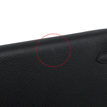 エルメス HERMES ケリーウォレット ロング トゥーゴー ブラック ヴォーエプソン 長財布 ゴールド金具 黒 ショルダー