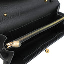 エルメス HERMES ケリーウォレット ロング トゥーゴー ブラック ヴォーエプソン 長財布 ゴールド金具 黒 ショルダー