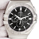 腕時計 オメガ OMEGA コンステレーション ダブルイーグル クロノグラフ 1514.51.00 自動巻き メンズ OH済 ダークグレー スモセコ