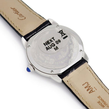 腕時計 カルティエ Cartier ロンド ソロ ドゥ カルティエ SM W6700155 クオーツ レディース ローマン 青針