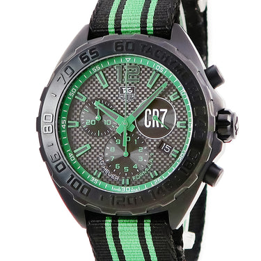 腕時計 タグホイヤー TAG Heuer フォーミュラ1 クロノ CR7 クリスティアーノ ロナウド CAZ1113.FC8189 クオーツ メンズ 新品同様 限定