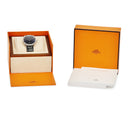 腕時計 エルメス HERMES アルソー GM AR7Q.810 クオーツ メンズ ブルー アラビア ラウンド デイト