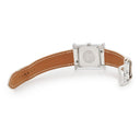 腕時計 エルメス HERMES Hウォッチ･ドゥブルジュー HH1.234 クオーツ レディース 純正ダイヤ パヴェ 白×シルバー H型 スクエア