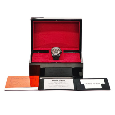 腕時計 ロジェデュブイ ROGER DUBUIS エクスカリバー 45 DBEX0567 自動巻き メンズ DLC加工 ブラック ローマン デイト スモールセコンド