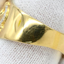 ノンブランド NON BRAND ブルーサファイア ルビー ダイヤ 印台リング イエローゴールド K18YG サファイア ルビー ダイヤモンド リング 指輪 青 ブルー スクエア 馬 スクエアバケットミックスカット 20号