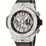 腕時計 ウブロ HUBLOT ビッグバン ウニコ チタニウム パヴェ 411.NX.1170.RX.1704 自動巻き メンズ 純正ダイヤ スケルトン