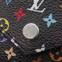 ルイヴィトン LOUIS VUITTON ポルトフォイユ ヴィクトリーヌ M14163 モノグラム モノグラムマルチカラー 三つ折り財布 シルバー金具 黒 コンパクト