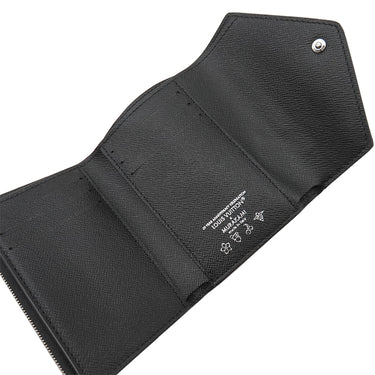 ルイヴィトン LOUIS VUITTON ポルトフォイユ ヴィクトリーヌ M14163 モノグラム モノグラムマルチカラー 三つ折り財布 シルバー金具 黒 コンパクト