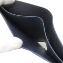 ルイヴィトン LOUIS VUITTON ポルトフォイユ ミュルティプル M14691 ブルー モノグラムヘリテージキャンバス 二つ折り財布 青